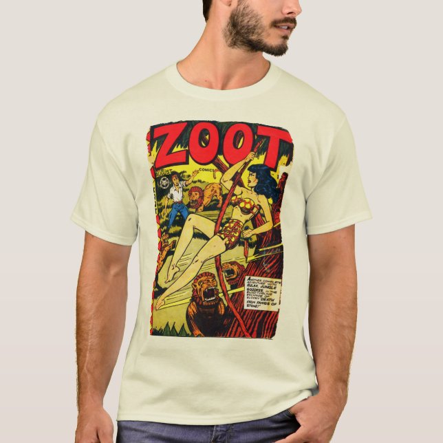 Klassiska ZOOT-Tecknader T-Shirt (Framsida)