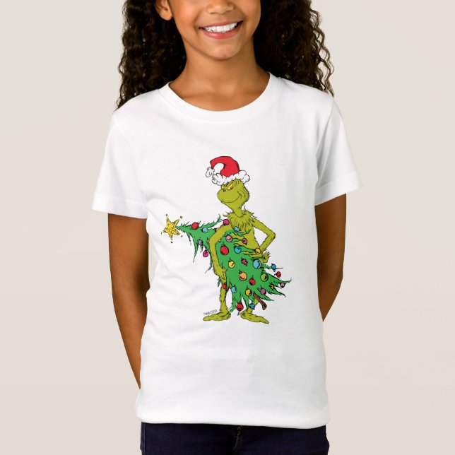 Klassiske Grinchen | Busig T Shirt (Framsida)
