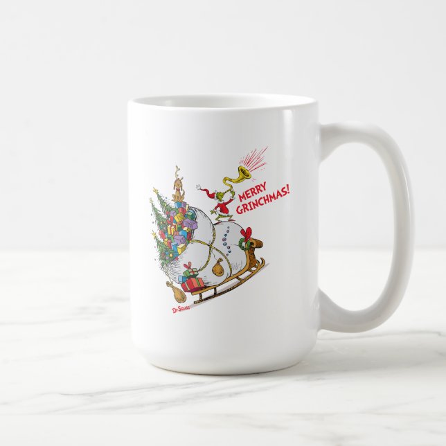 Klassiske Grinchen | God Grinchjul! Kaffemugg (Höger)