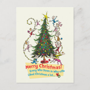 Klassiske Grinchen God Jul! Helg Vykort