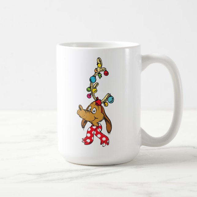 Klassiske Grinchen | Max - God Jul & Gott Nytt År Kaffemugg (Höger)