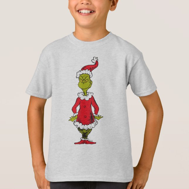 Klassiske Grinchen | Tomtefar T Shirt (Framsida)