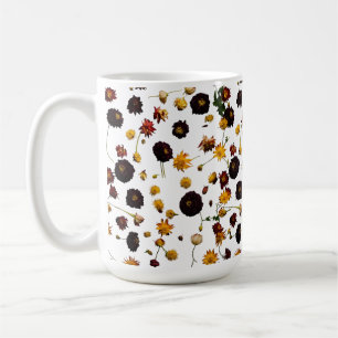 Klassiskt 15 oz Mugg med Blommigt Explosion Design