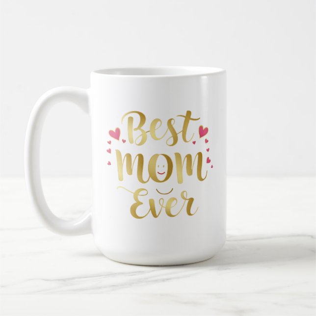 Klassiskt 15 oz Mugg | Perfekt Gift för Mammor (Vänster)