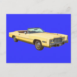 Klassiskt 1975 Cadillac Eldorado Konvertibel Vykort