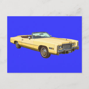 Klassiskt 1975 Cadillac Eldorado Konvertibel Vykort