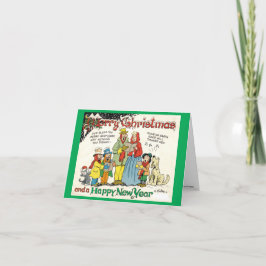 Klassiskt Al Smith Tecknad Strip-julkort Helgkort