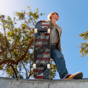 Klassiskt amerikanskt Flagga Skateboard Deck