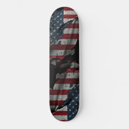 Klassiskt amerikanskt Flagga Skateboard Deck
