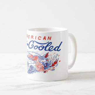 Klassiskt amerikanskt korvair-kaffe i Luft-kylt ko Kaffemugg