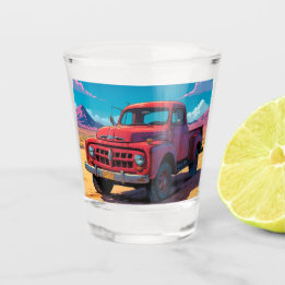 Klassiskt amerikanskt Pickupt hett glas