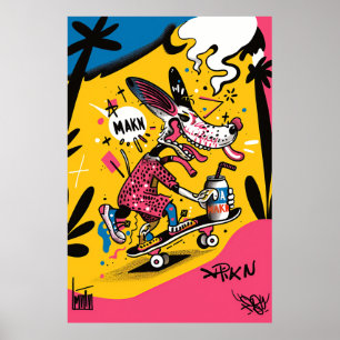 Klassiskt amerikanskt Tattodesign Poster