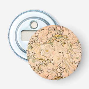 Klassiskt Art Nouveau Päonitr contentionmönster av Flasköppnare