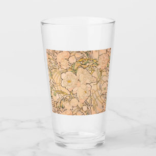 Klassiskt Art Nouveau-päonträdgårdsmönster av Much Glaskopp
