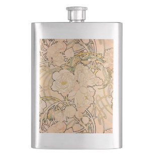Klassiskt Art Nouveau-pionträdgårdsmönster av Much Fickplunta