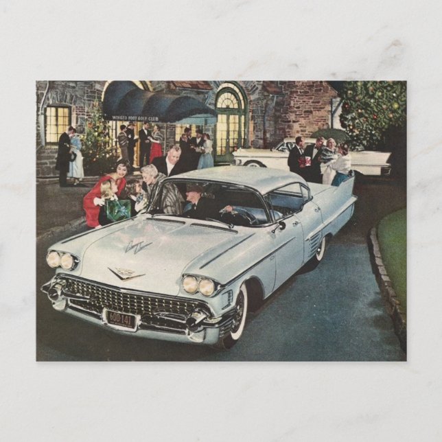 Klassiskt automatvykort vykort (Framsida)