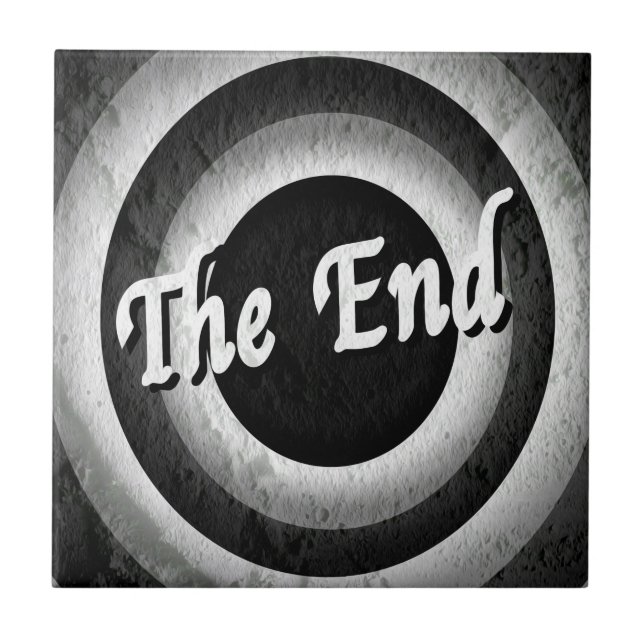 Klassiskt avslutande Kredit - B&W Kakelplatta (Framsidan)