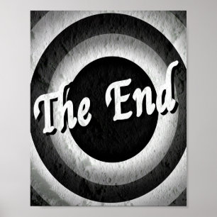 Klassiskt avslutande Kredit - B&W Poster
