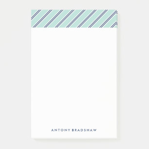 Klassiskt Baby blue Rand Post-it Block