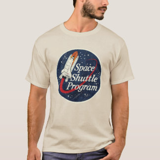 Klassiskt badge för rymdfärjeprogrammet t shirt