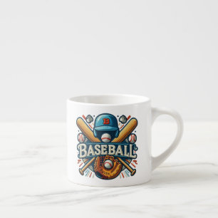 Klassiskt baskeball Essentials/Snyggt Retro Legend Espressomugg