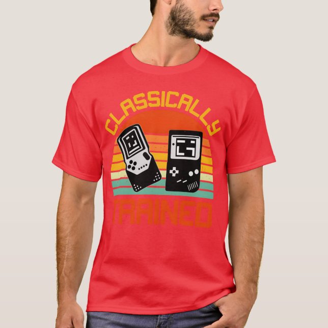 Klassiskt bildade spelvänner t shirt (Framsida)