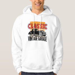 Klassiskt bilverkstad hoodie