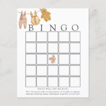 Klassiskt Bingo-spelkort för Baby