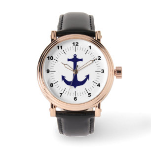 Klassiskt blåankare för elegant armbandsur