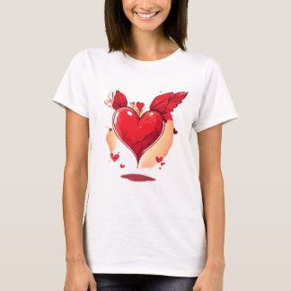 Klassiskt bläck: Heart & Cupid T-Shirt Kollektion