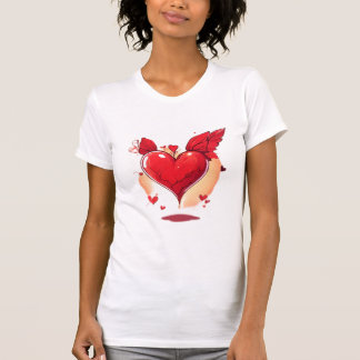 Klassiskt Bläck: Hjärt- och Cupid T-Shirt-samling T Shirt
