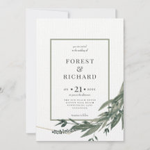 Klassiskt blad, polygon, vattenfärgsinbjudan