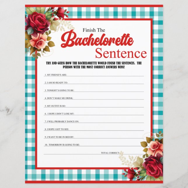 Klassiskt blått Bachelorette Avslutar menlighetssp (Framsida)