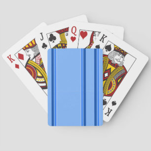 Klassiskt blått Linjer-kort Casinokort