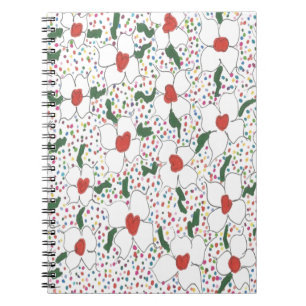 Klassiskt Blommönster Anteckningsbok