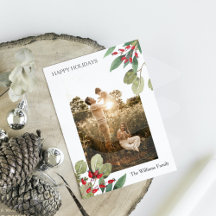 Klassiskt botaniskt julfoto