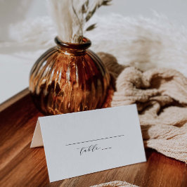 Klassiskt Bröllop-monteringskort J102 Placeringskort