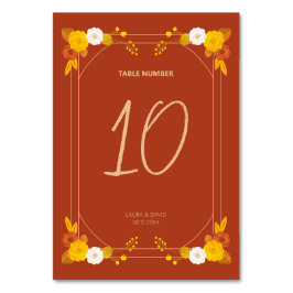 Klassiskt Bröllop-tema Bordsnummer