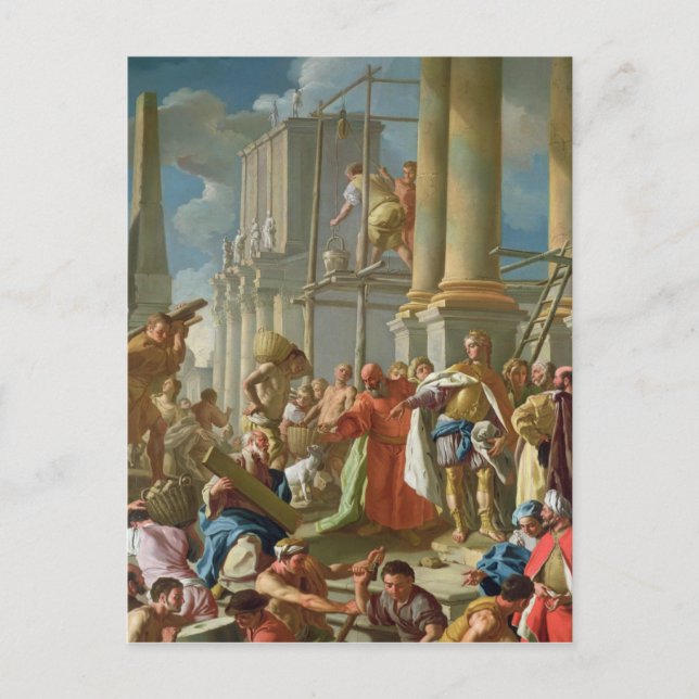 Klassiskt byggnadsstadium vykort (Framsida)