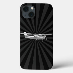 Klassiskt Cessna Silhouette-flygande Sunburst