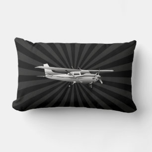 Klassiskt Cessna Silhouette Sunburst Lumbarkudde