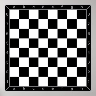 klassiskt chessboard poster