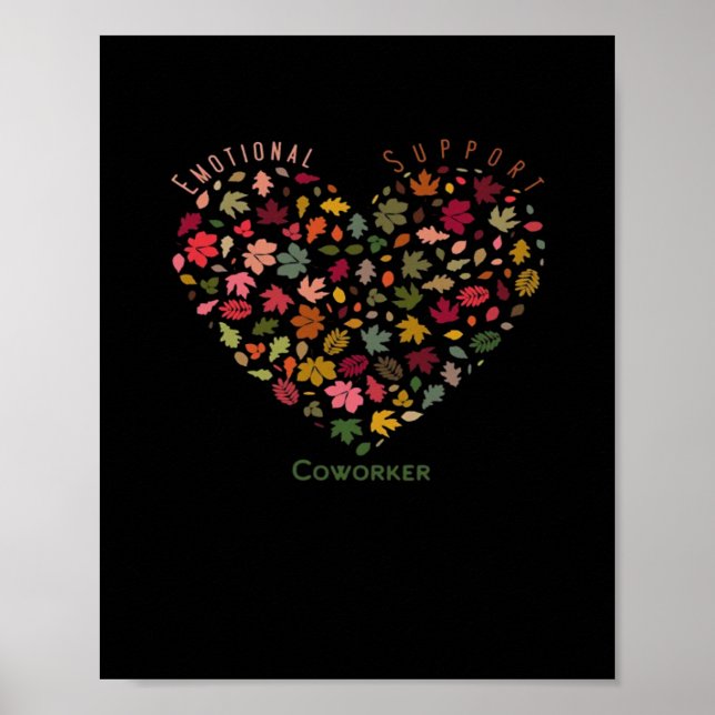 Klassiskt cirkulationskort för Emotional Help Cowo Poster (Framsidan)