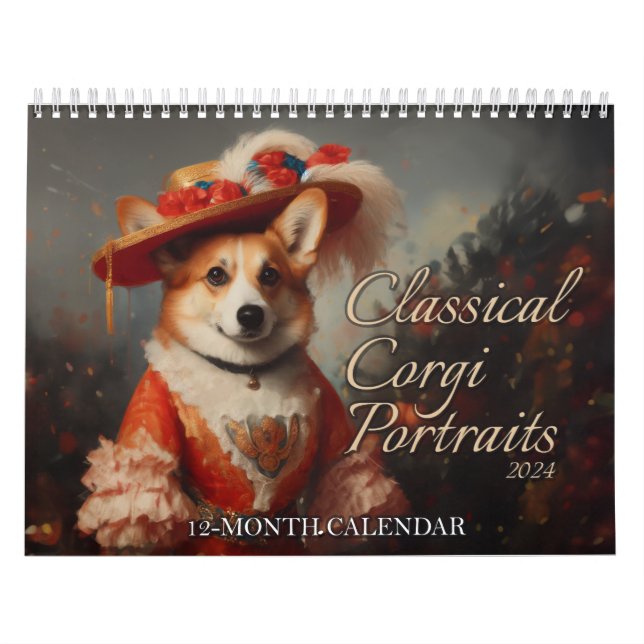 Klassiskt Corgi Porträtt Kalender (Omslag)