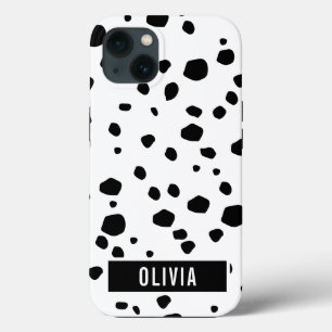 Klassiskt eget namn Dalmatian Animal Print Mönster