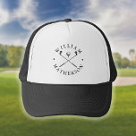 Klassiskt eget namn Golf-Klubbar Golfer Keps<br><div class="desc">Anpassa namn till att skapa en klassisk och snyggt golfpresent. Perfekt för individer,  golf-klubbar och som företagsgåva. Designad av Thisisnotme©</div>