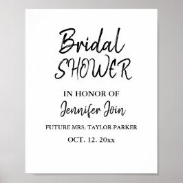 Klassiskt Elegant Copper Bröllop Möhippa Foam Poster