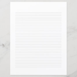 Klassiskt elegant monogram skrivstil brevpapper