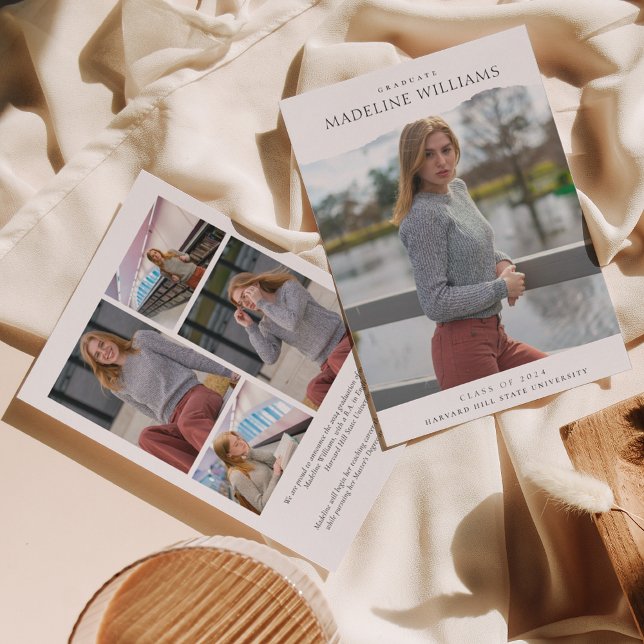 Klassiskt enkelt 5 Photo Studenten Collage Meddelande (Skapare uppladdad)