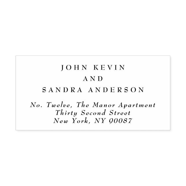 Klassiskt enkelt enkelt enkelt återvändande med en självfärgande stämpel (Design)